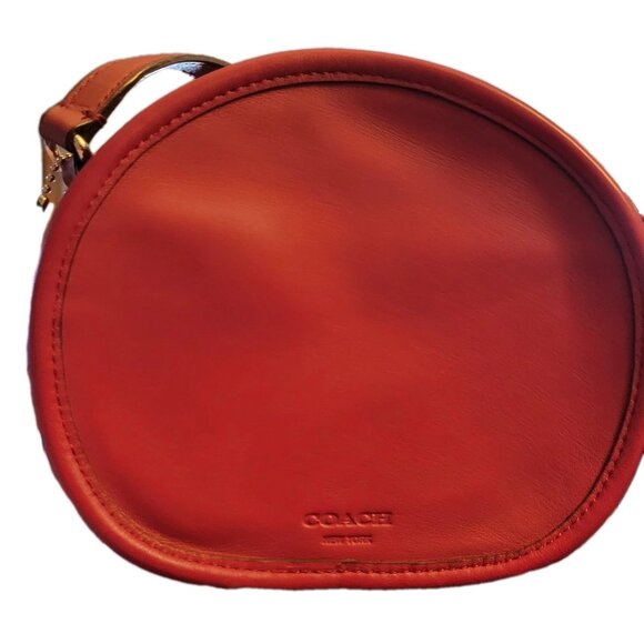 Inspired Bag Red Round Crossbody - Picture 1 of 7